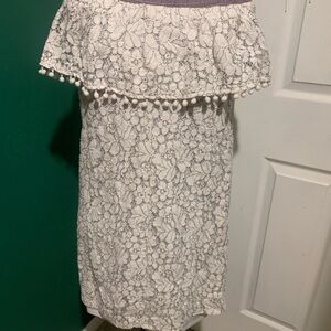 Lily Rose White Lace Dress
